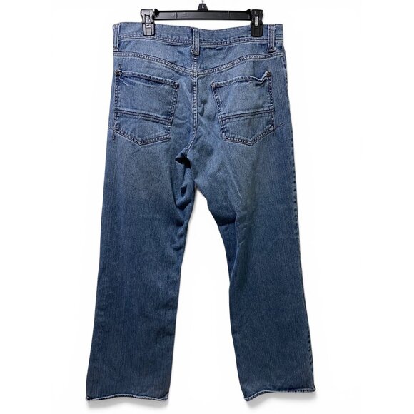 Arizona Jean Co. Mens Boot Cut Blue Denim Jeans Size 34X32 - Picture 2 of 7